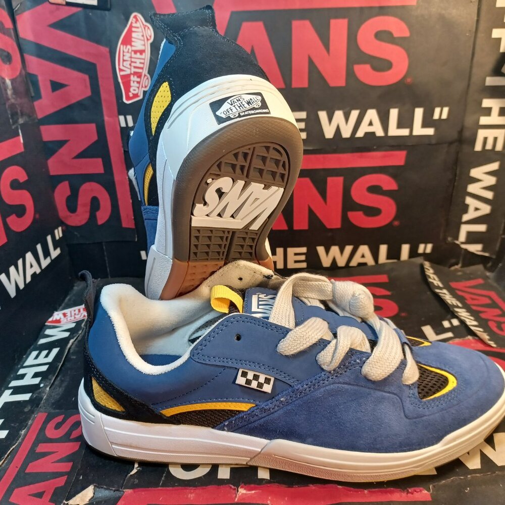 Vans Men's 12 Skate Mixxa Navy/Grey Skateboarding Shoes VN000CUYY27